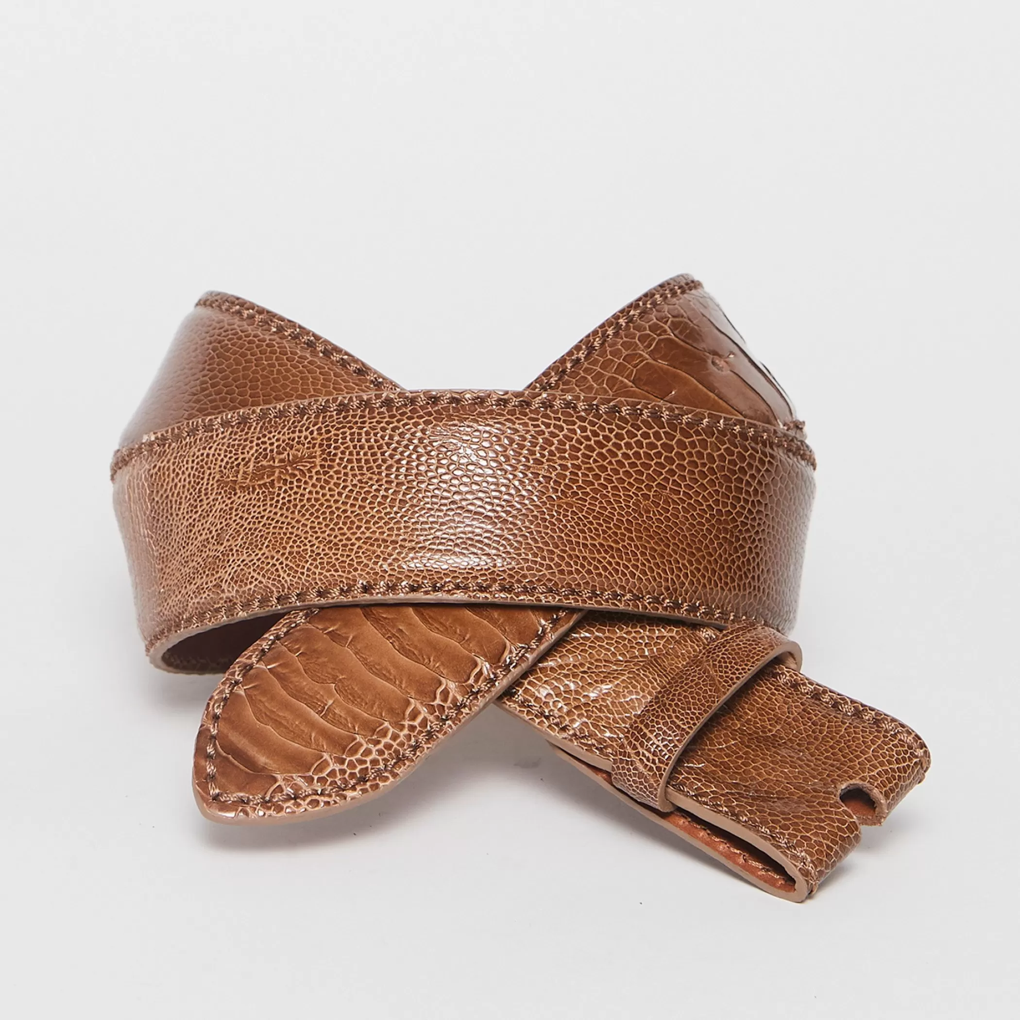 Reptile's House Belts>Boyde-Ostrich Belt