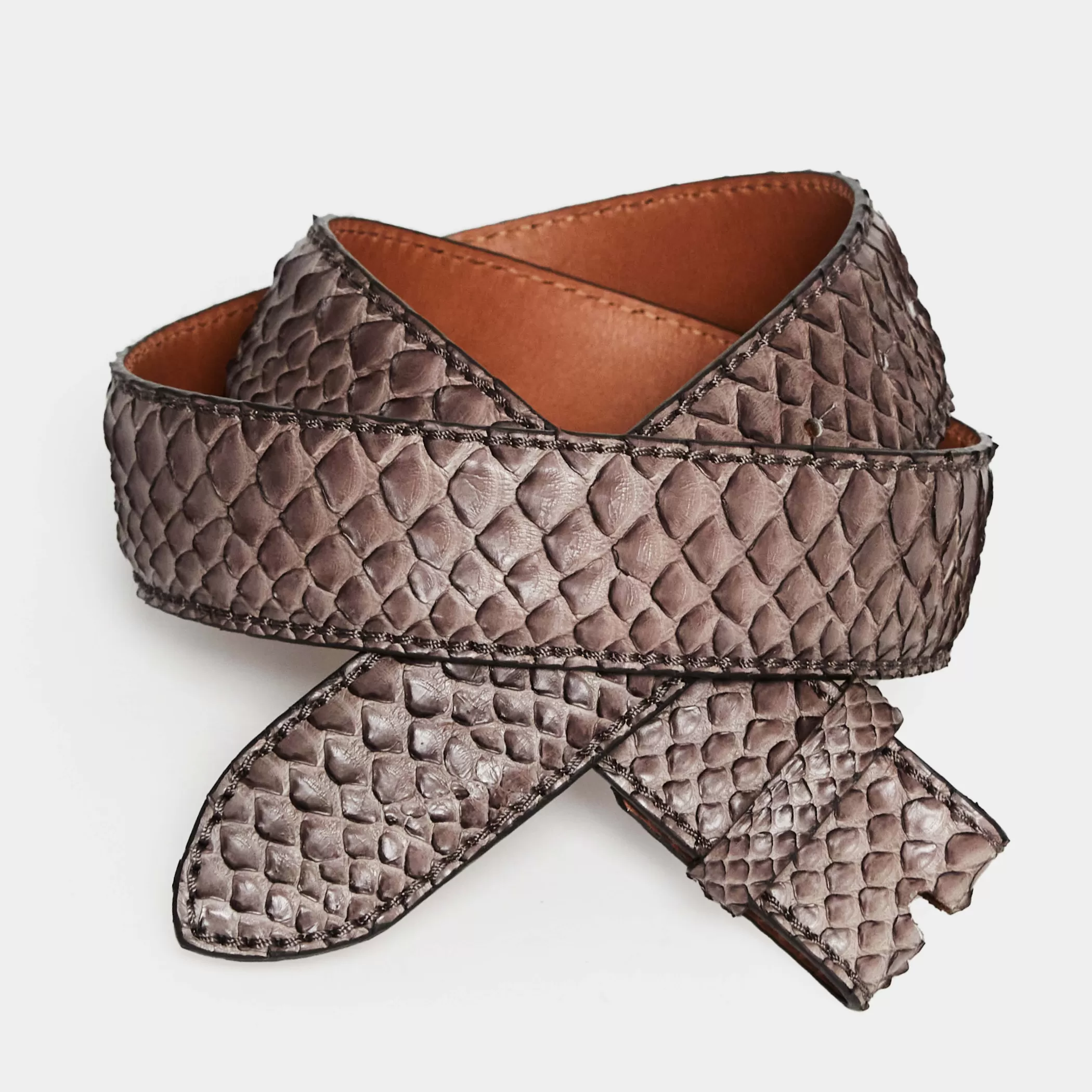 Reptile's House Belts>Devin-Python Belt Corda Dark