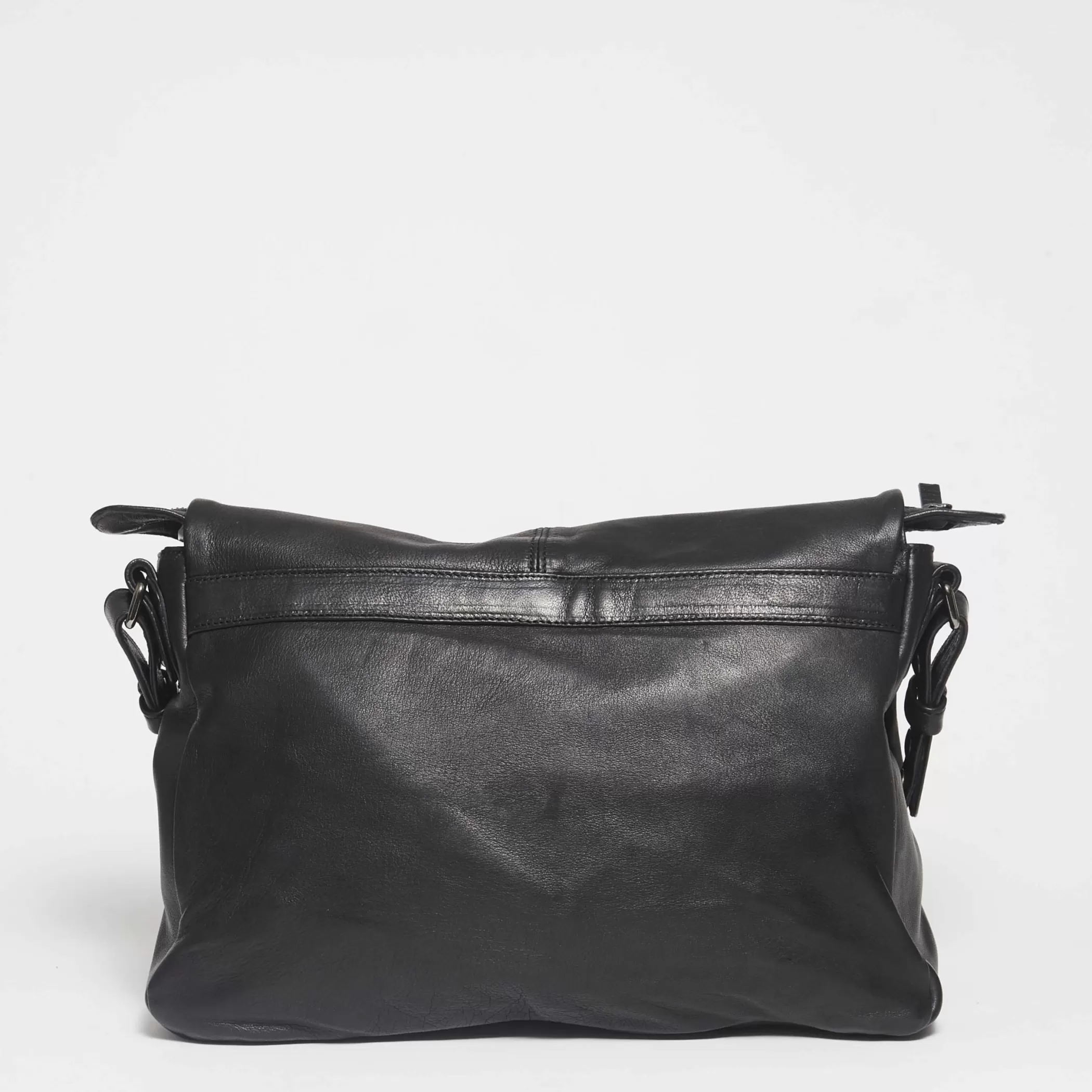 Reptile's House Bags>Houston Shoulder Bag-Black