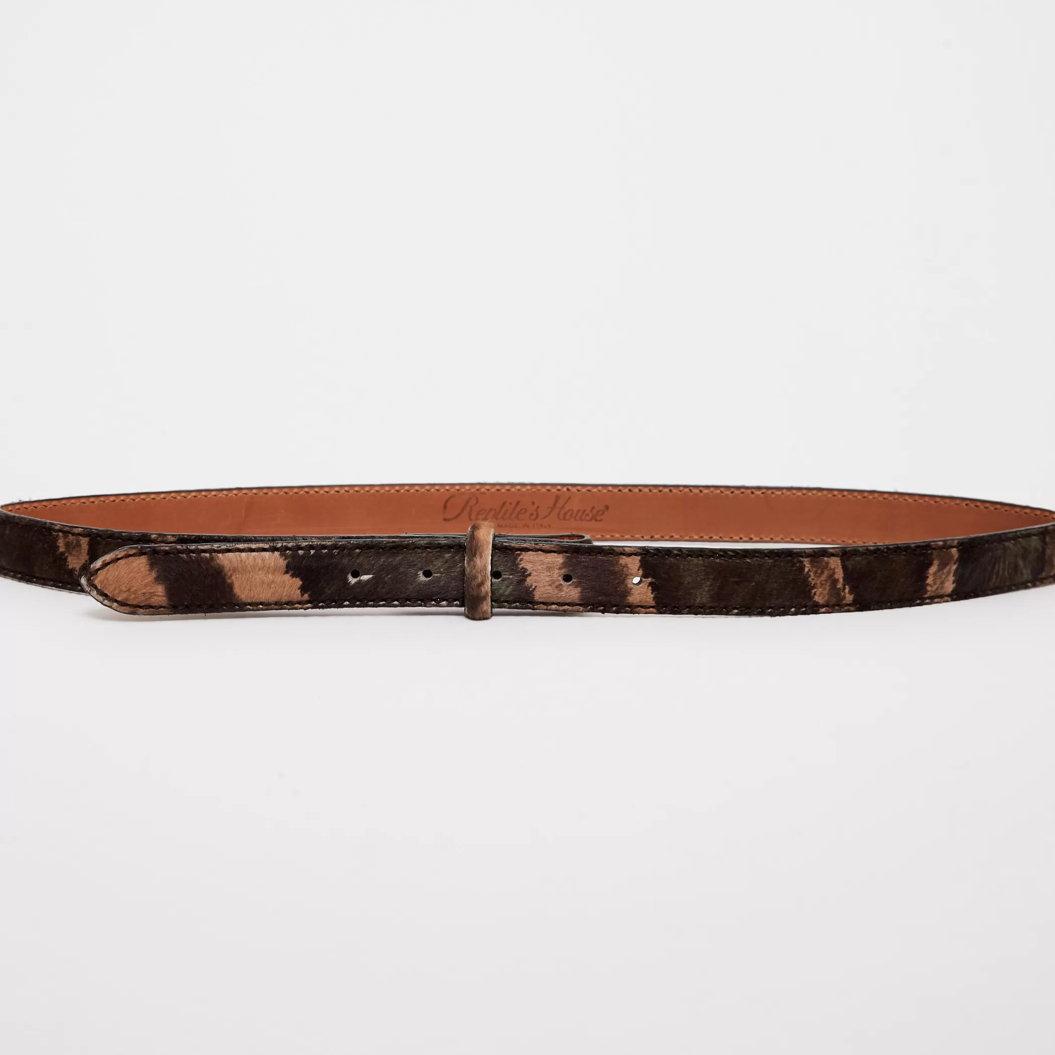 Reptile's House Belts>Kiersten-Calf Hair Belt