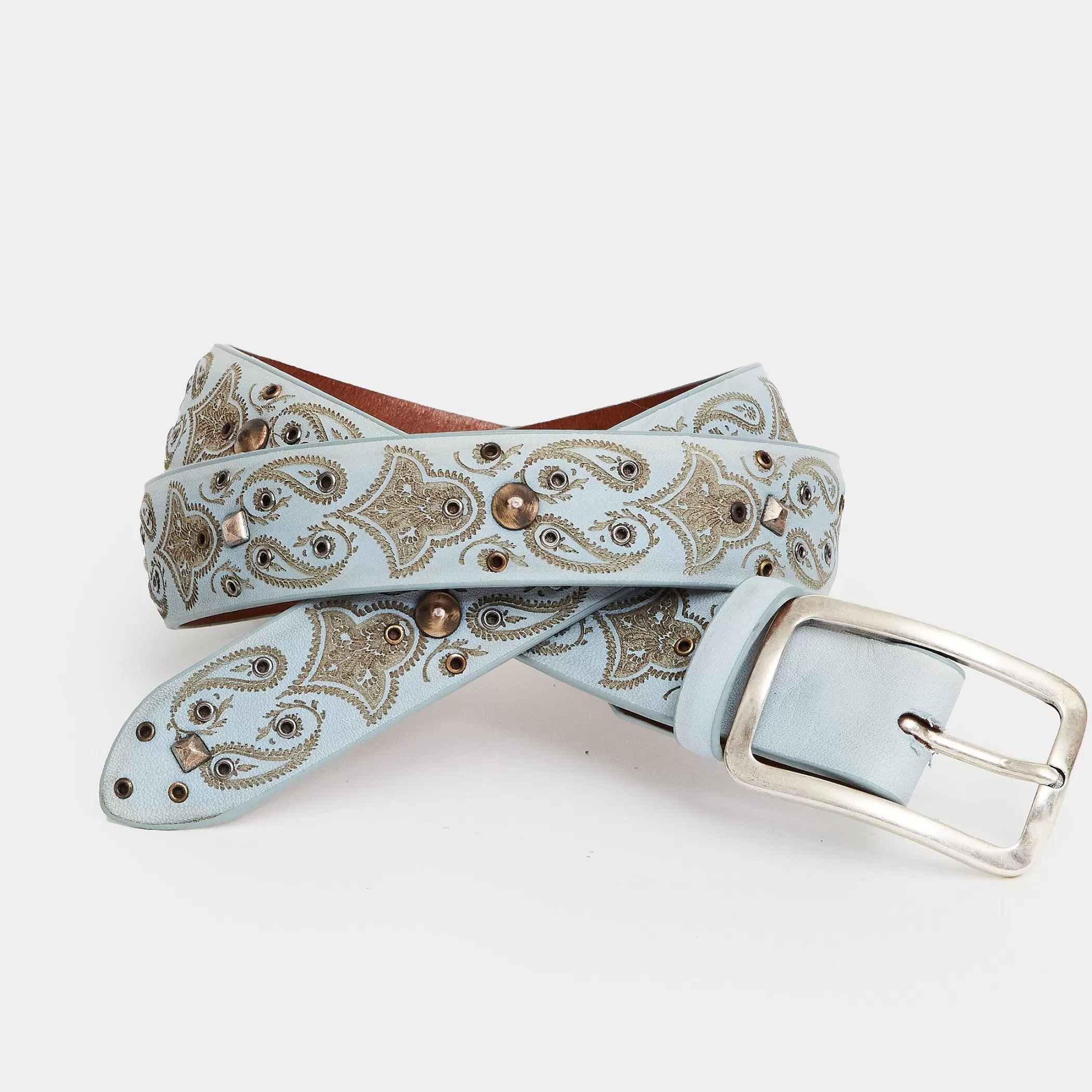 Reptile's House Belts>Leonor-Leather Belt