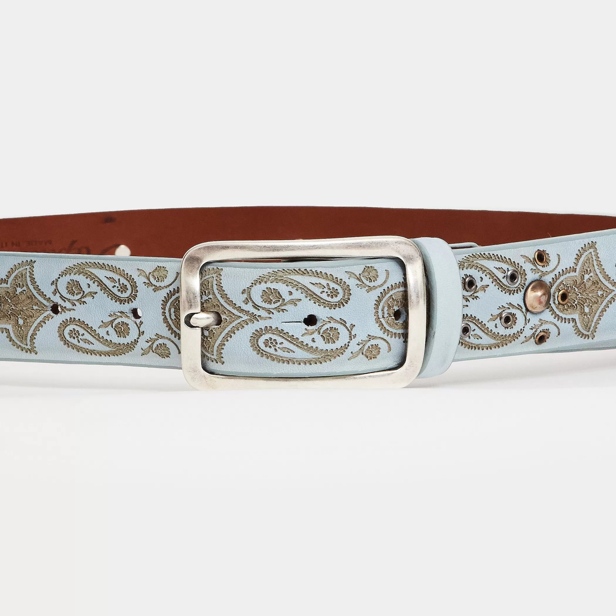Reptile's House Belts>Leonor-Leather Belt