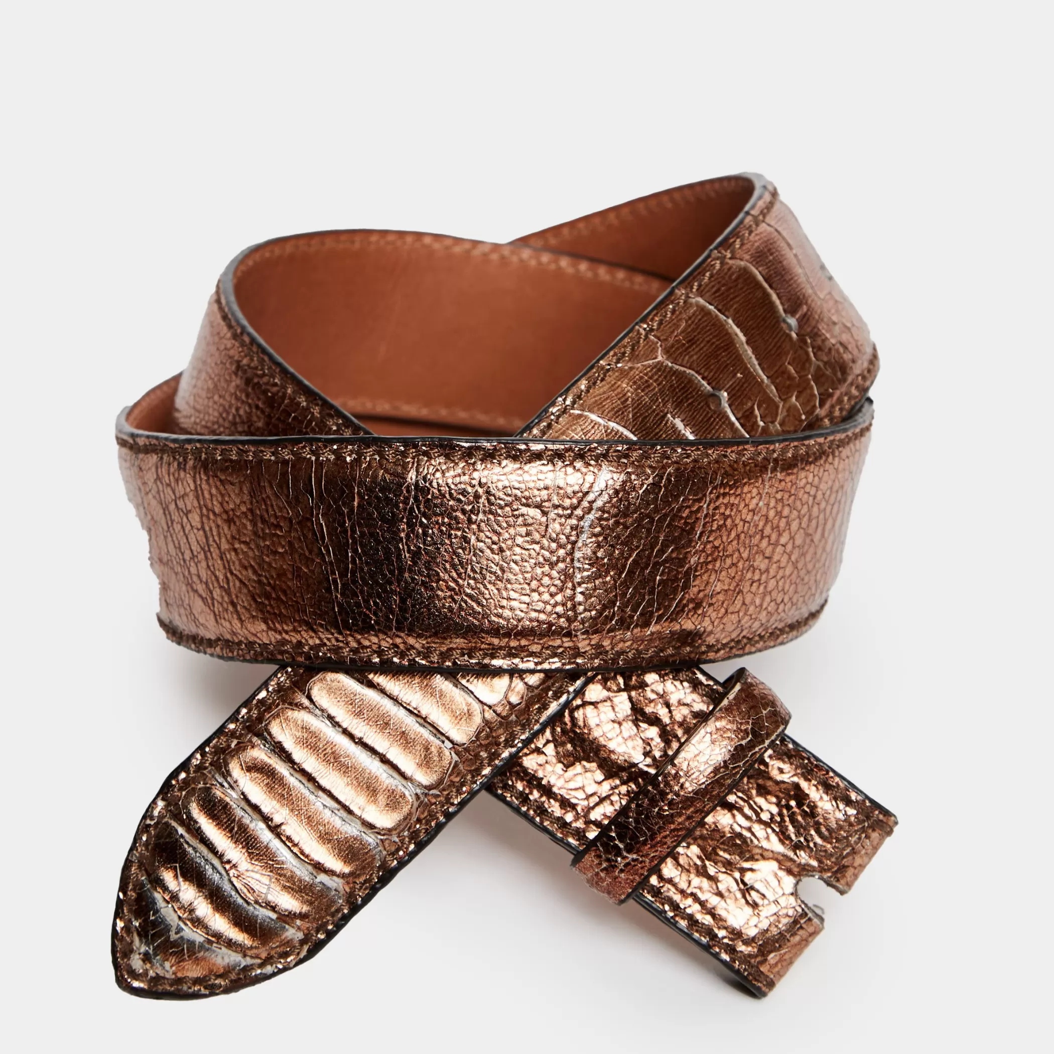 Reptile's House Belts>Lis-Ostrich Belt
