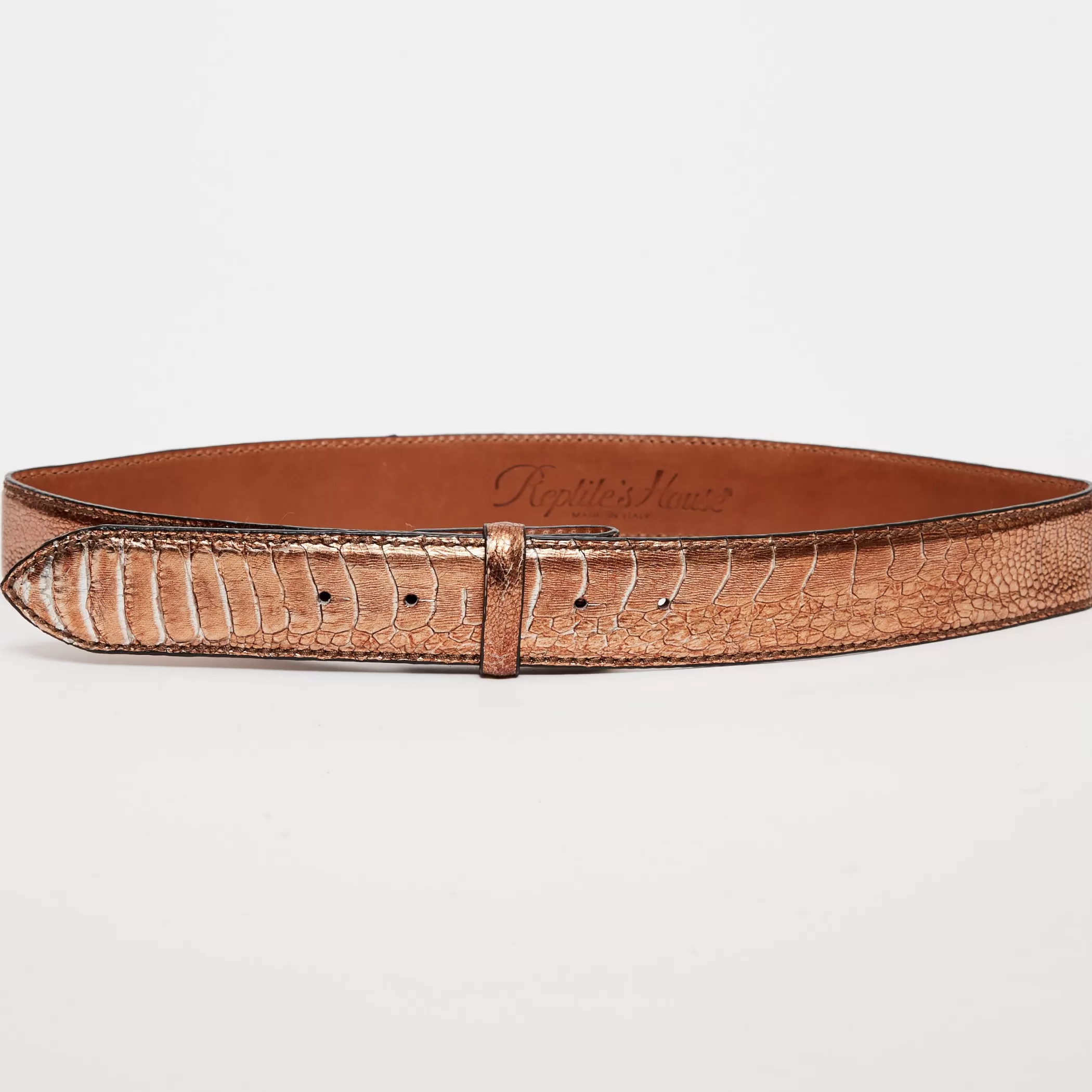 Reptile's House Belts>Lis-Ostrich Belt
