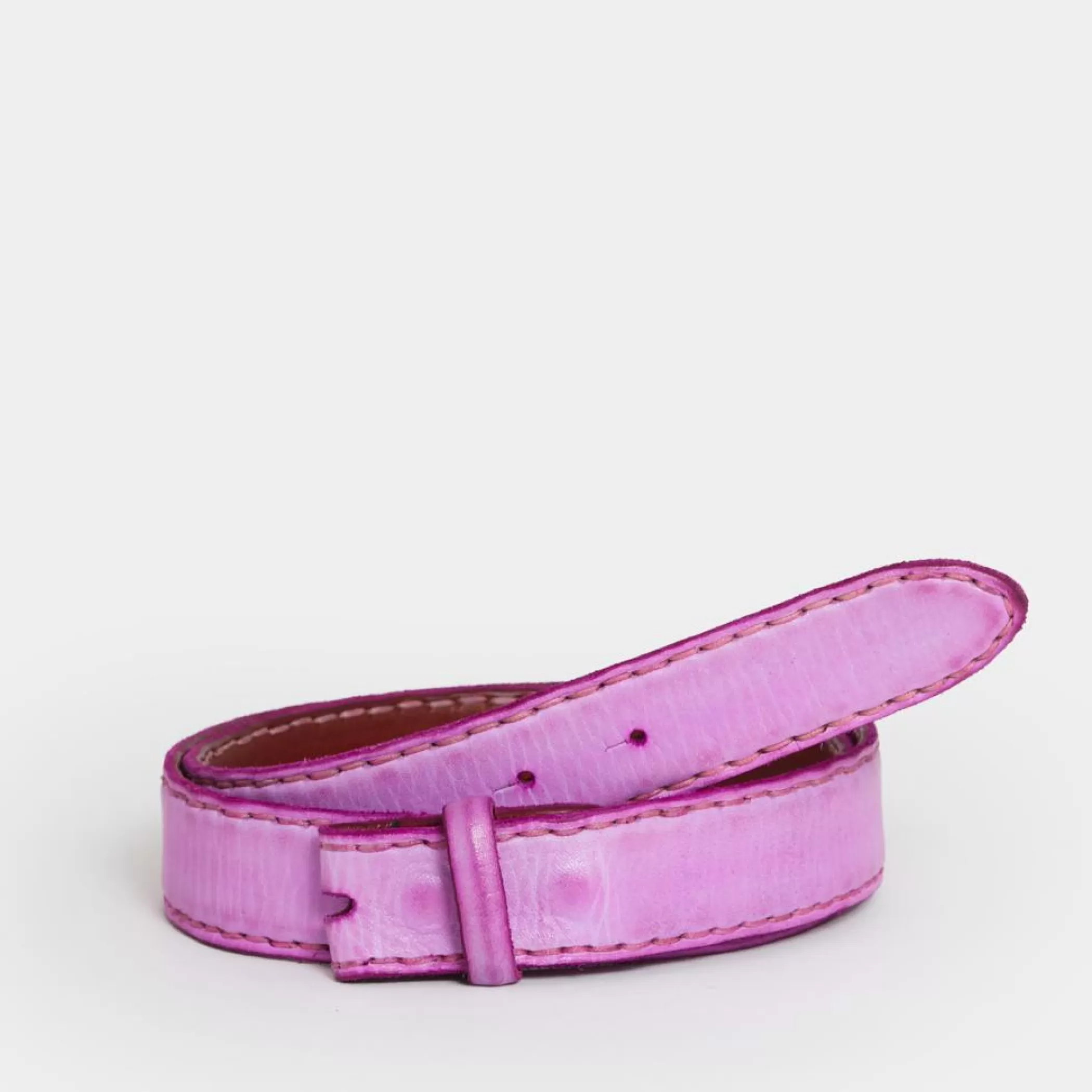 Reptile's House Belts>Madeira-Leather Belt Purple