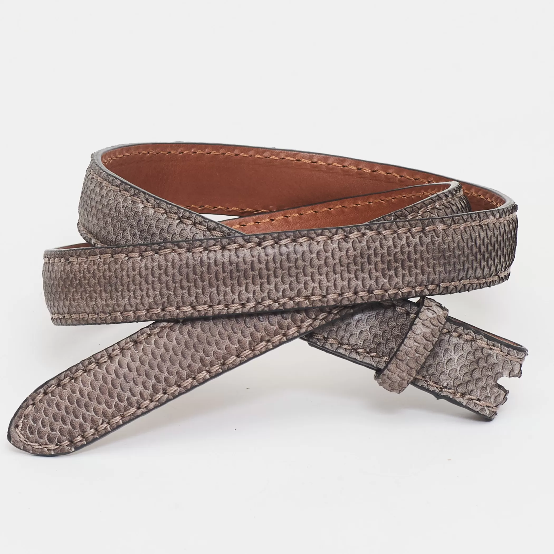 Reptile's House Belts>Marbella-Leather Belt Infinity