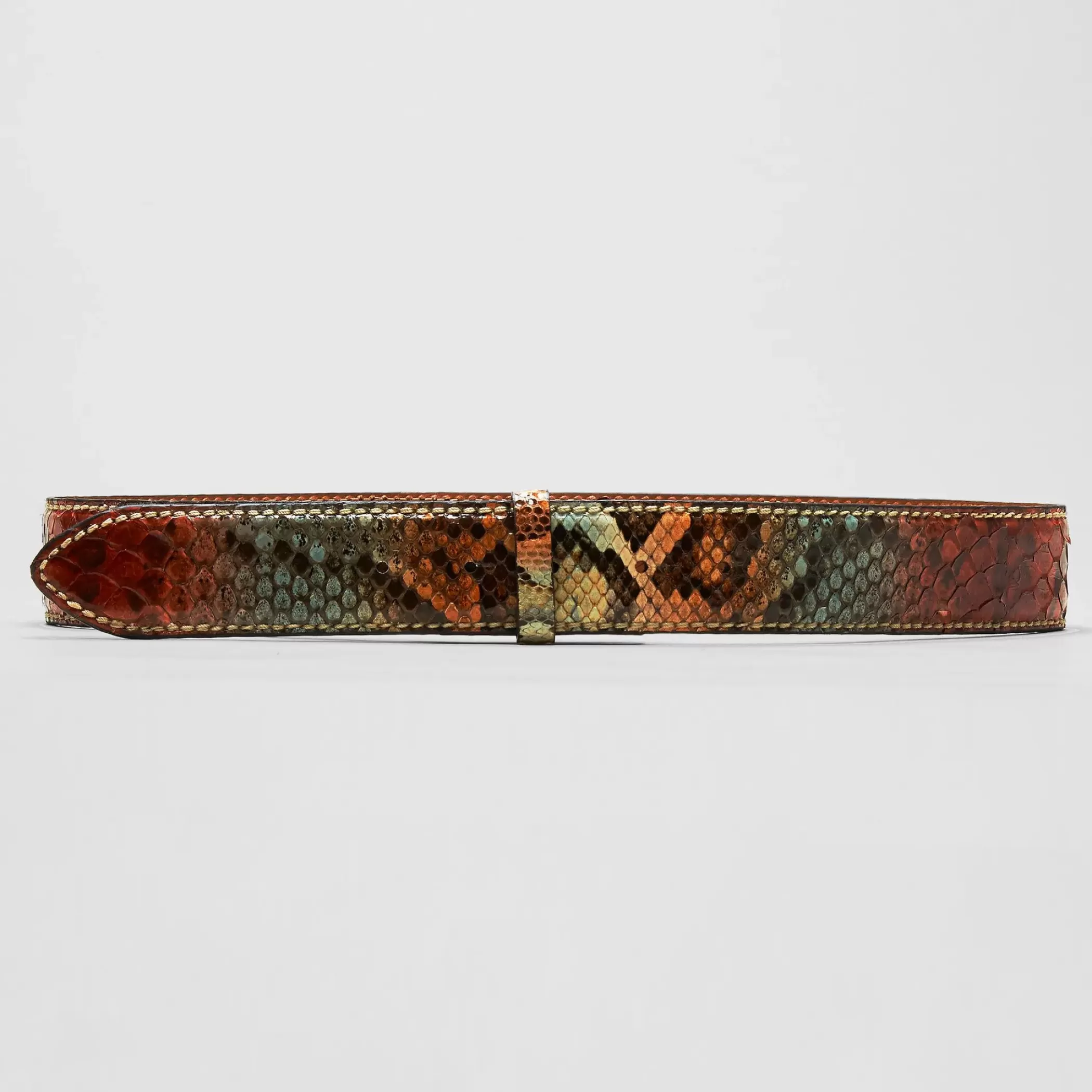 Reptile's House Belts>Maur-Python Belt Multicolor