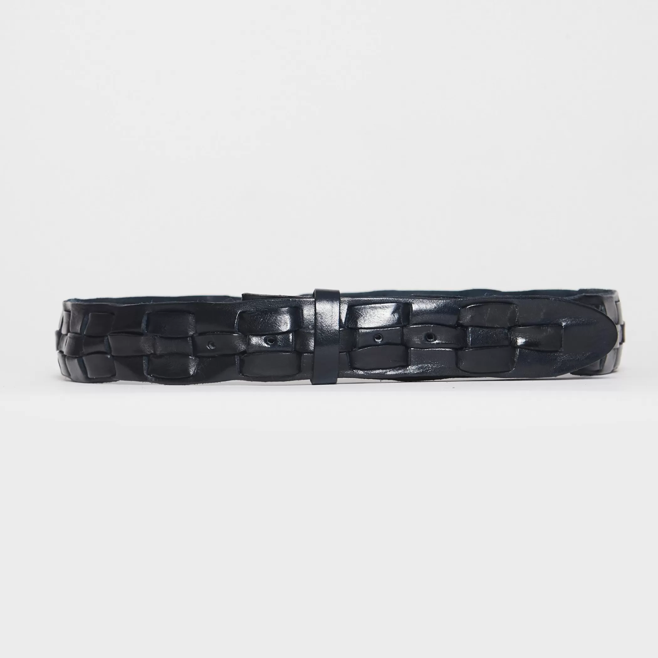 Reptile's House Belts>Mosaic-Leather Belt