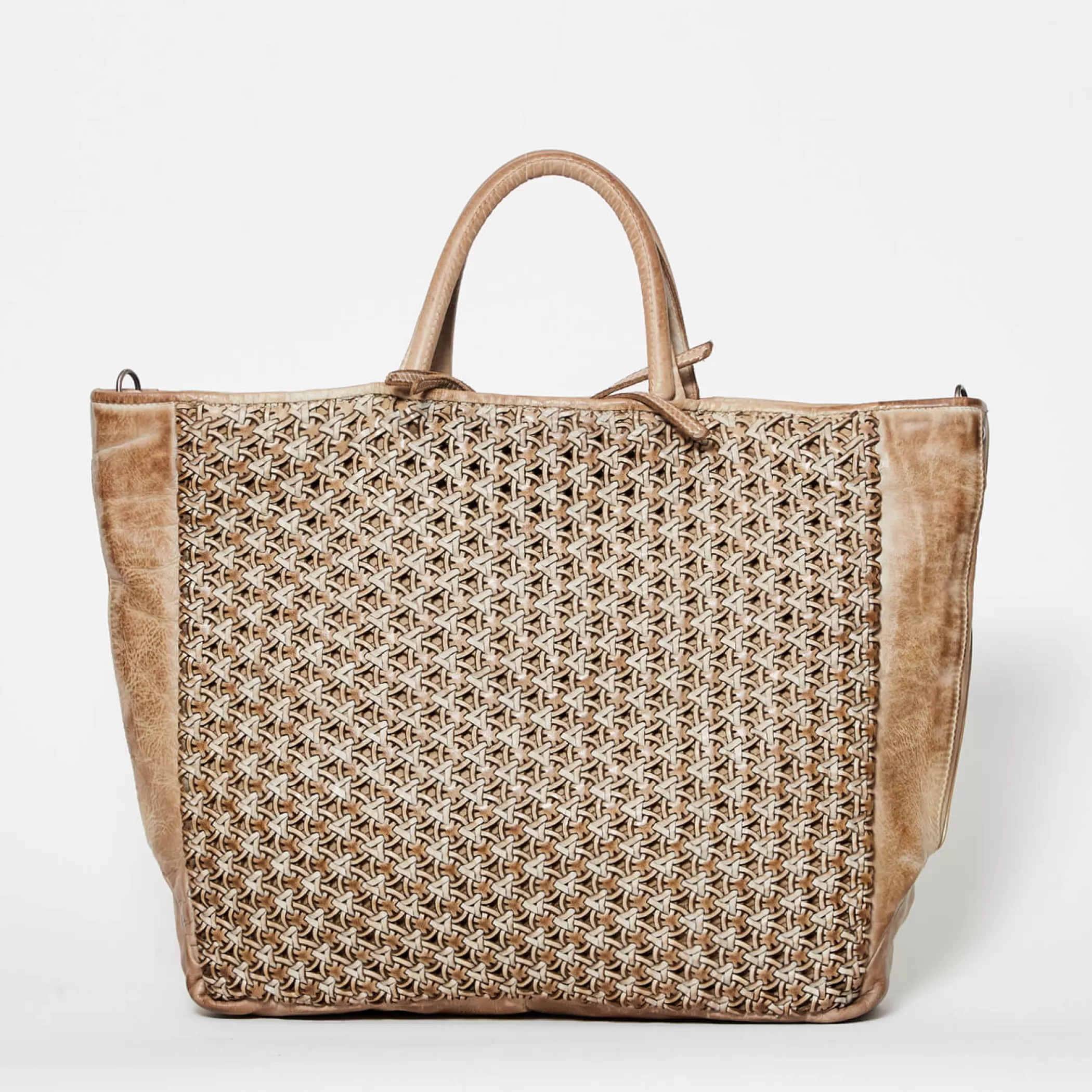Reptile's House Bags>Nora-Walnut Handbag