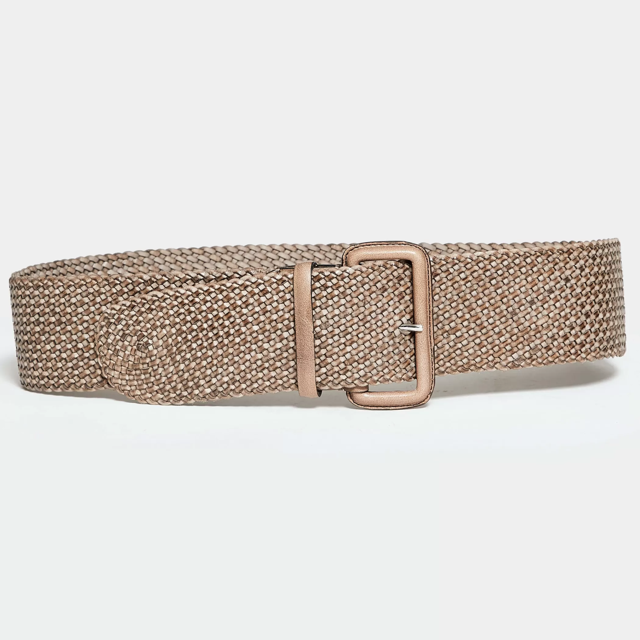 Reptile's House Belts>Oja-Braided Leather Belt Corda Dark