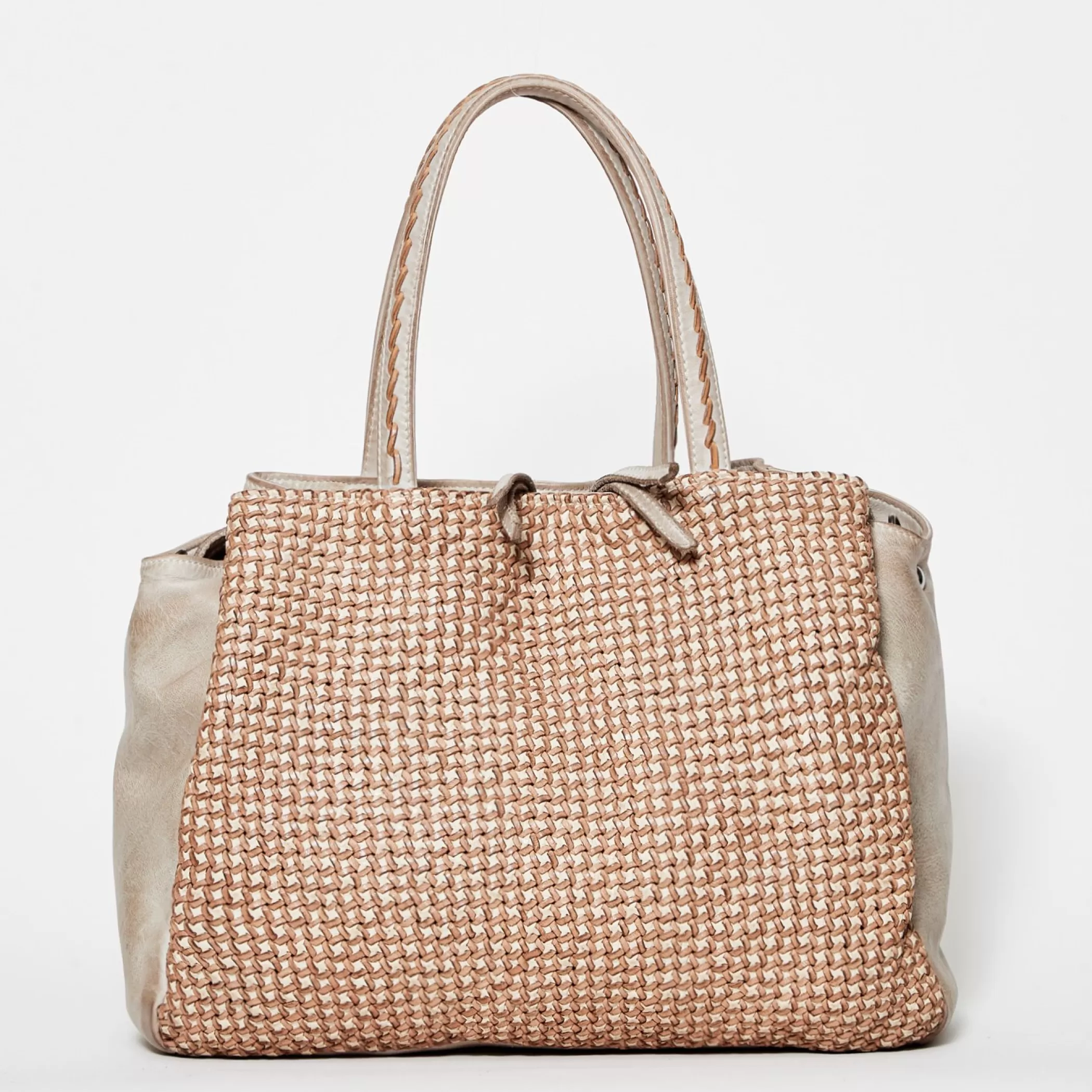 Reptile's House Bags>Star-Handtasche Creme