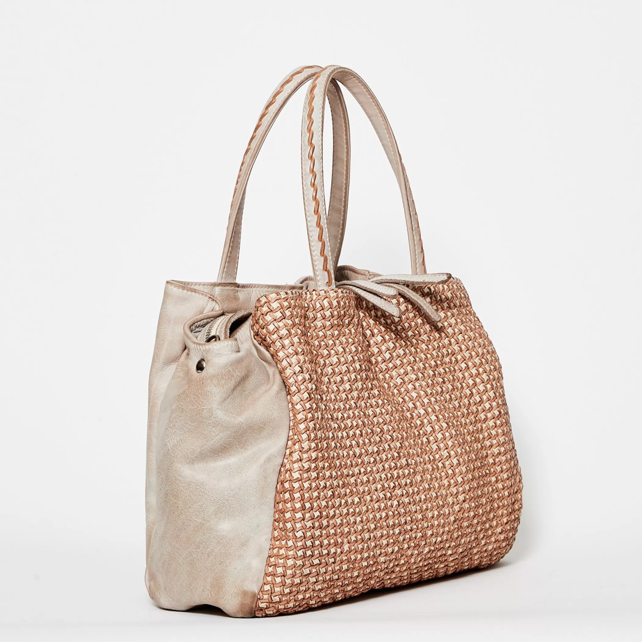 Reptile's House Bags>Star-Handtasche Creme