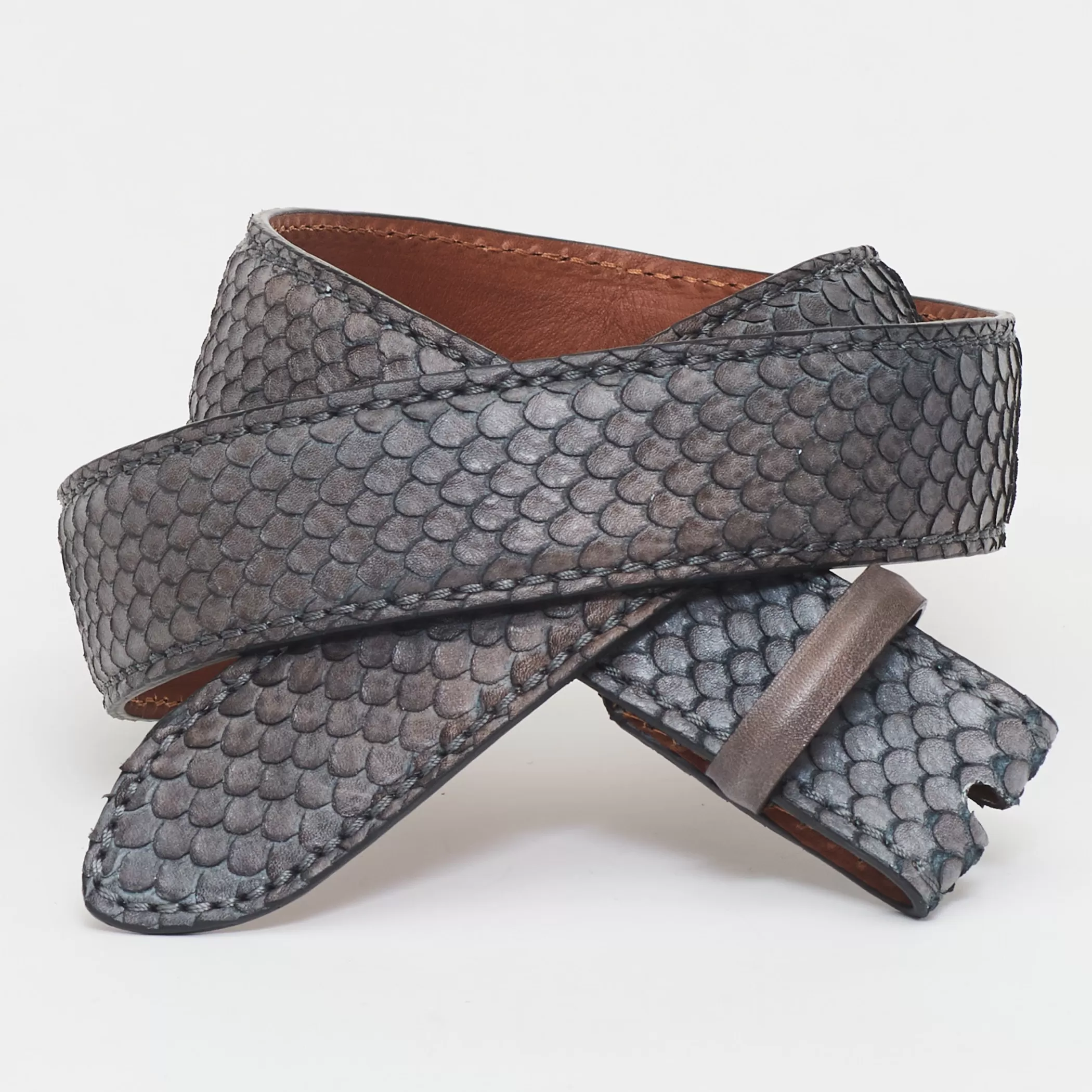 Reptile's House Belts>Toledo-Leather Belt Infinity
