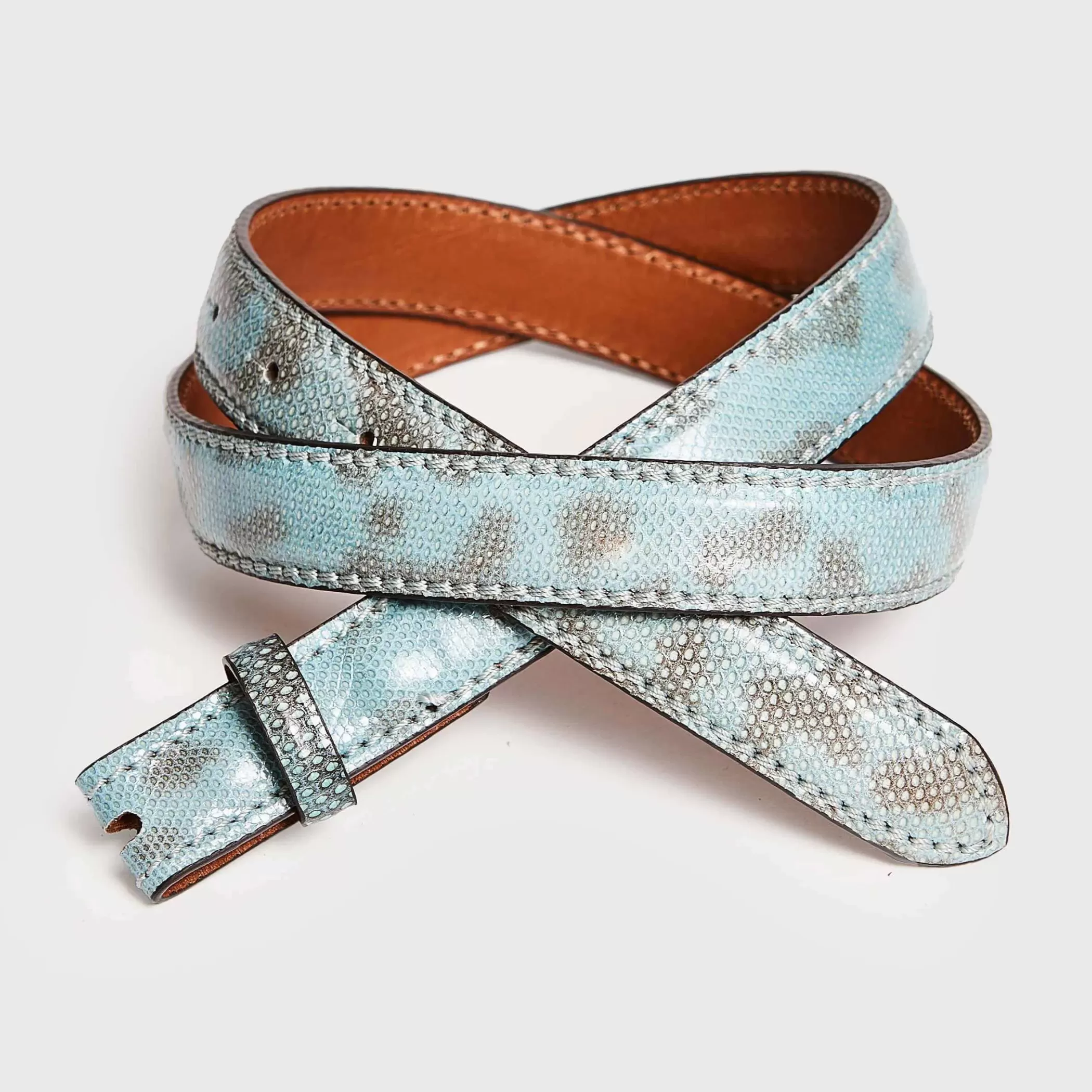 Reptile's House Belts>Veronica-Karung Belt Light Blue