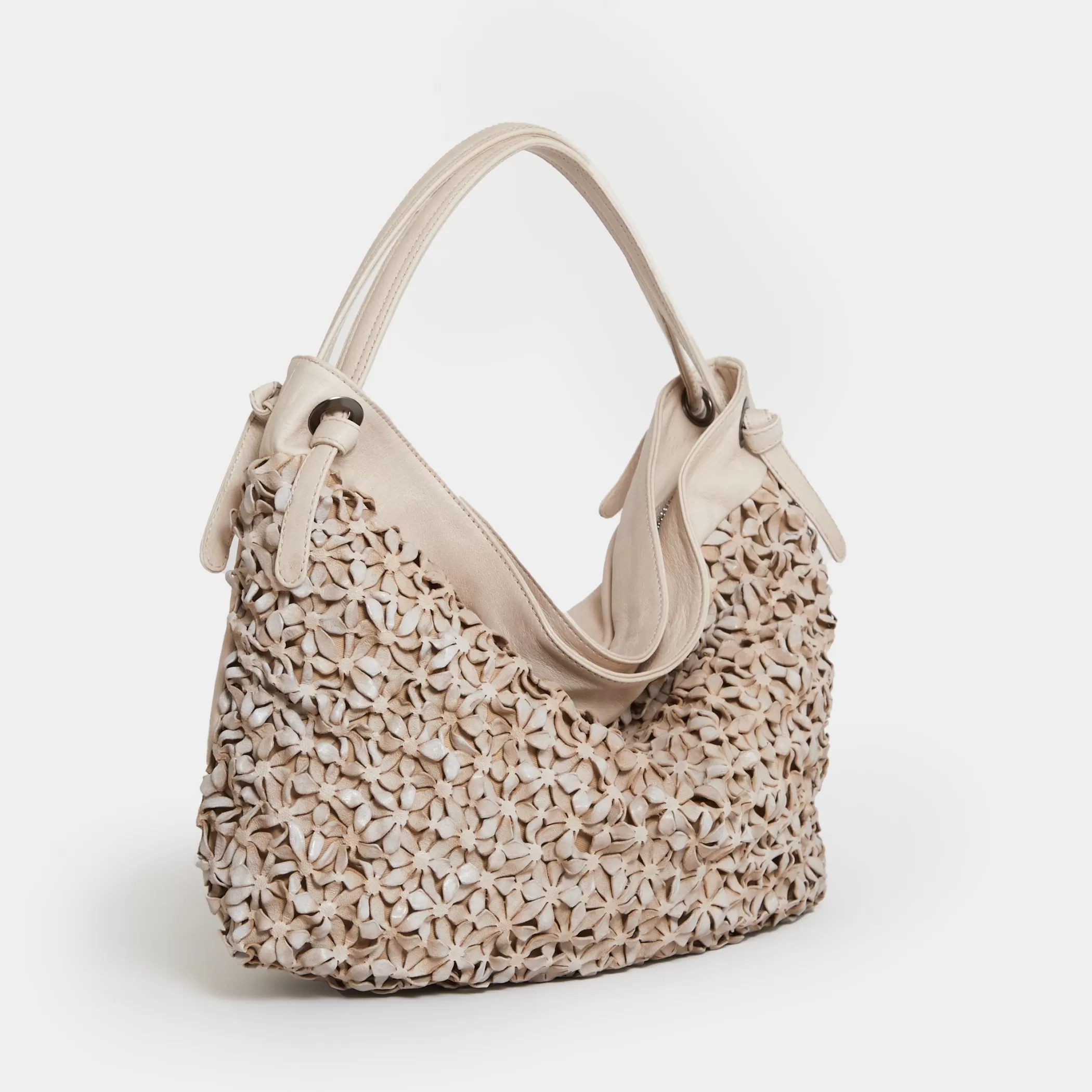 Reptile's House Bags>Windrose-Shopper Cream